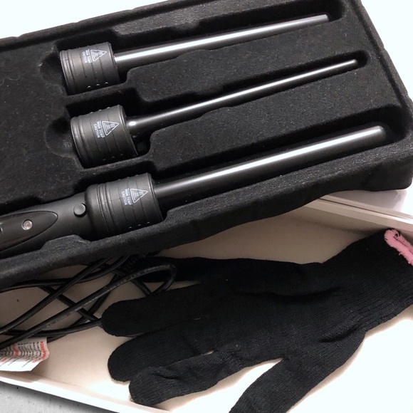 3 in 1 Curling Wand • Dual Voltage • Ceramic Ionic Infrared - Picture 1 of 7